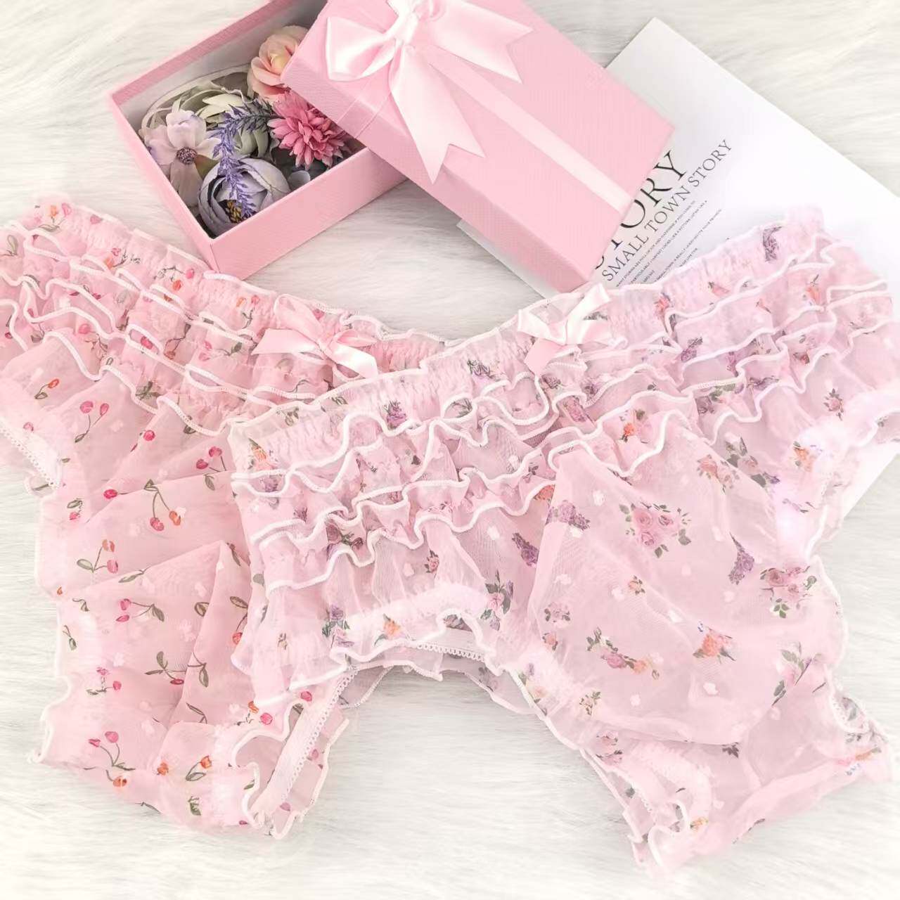 Cute Sweety Chiffon Man's Brie - Boxer Brief Pack Cotton recension och pris
