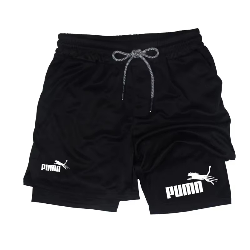 Men's summer breathable 2-in-1 - Compression Shorts Athletes recension och pris