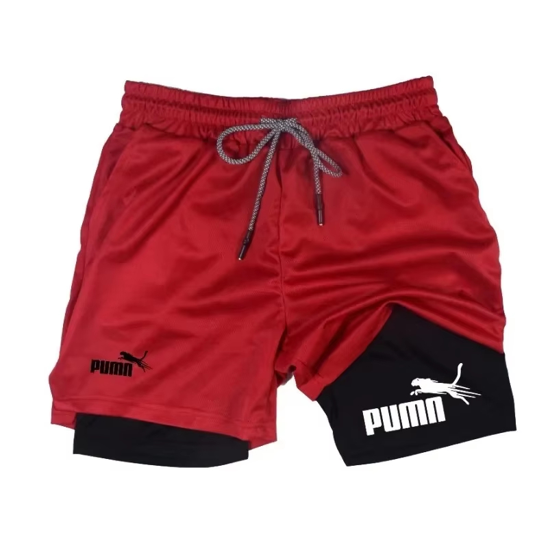 Men's summer breathable 2-in-1 - Compression Shorts Athletes recension och pris
