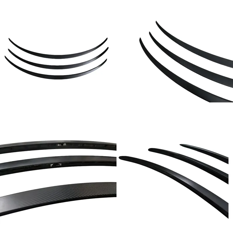 True Carbon Fiber Rear Spoiler - Bamboo Fiber Trunk recension och pris