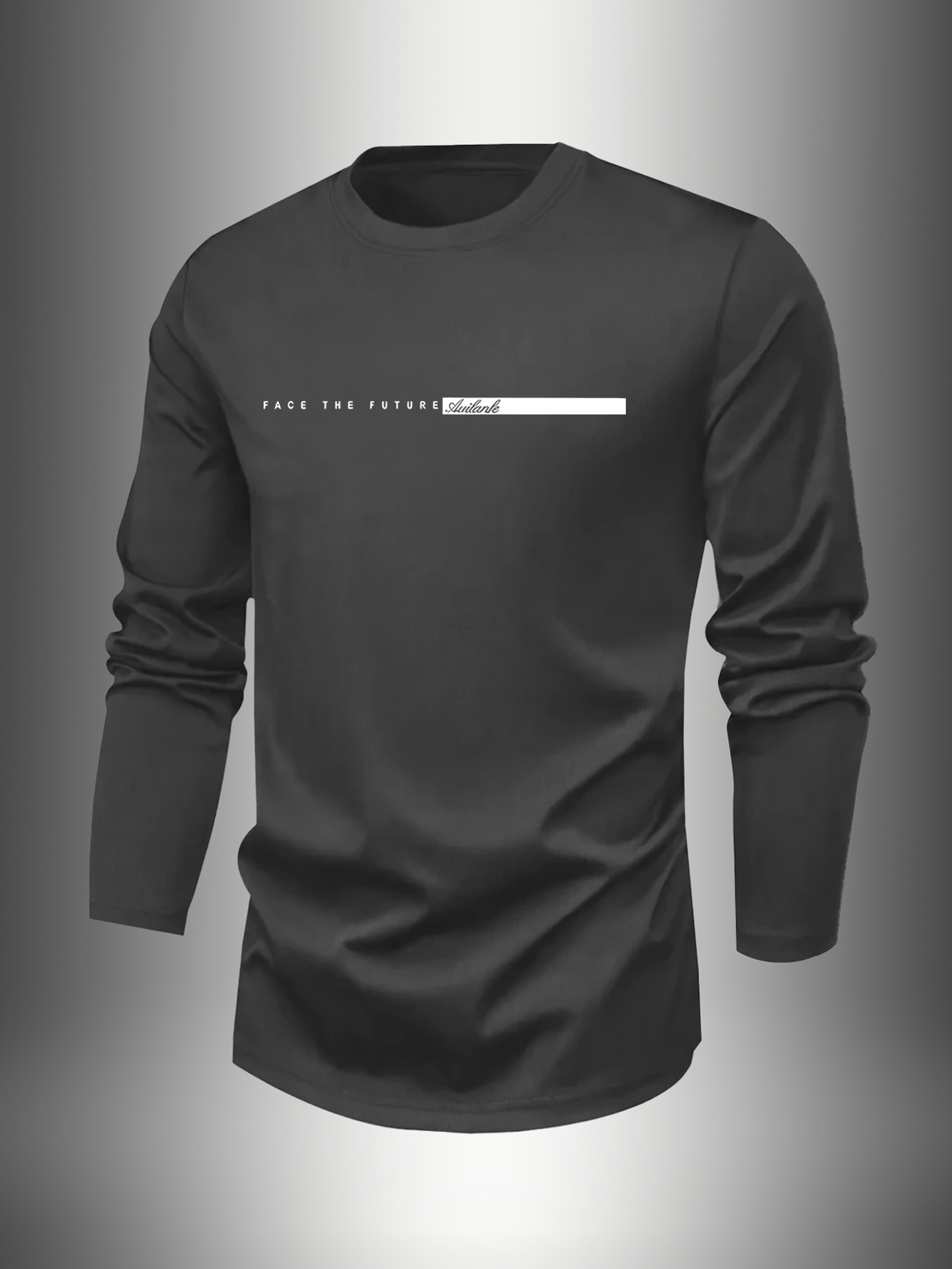 100 COTTONMen Crew Neck Long S - Undershirt Crew Neck recension och pris