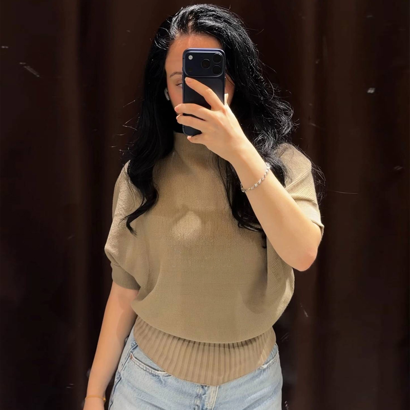 Women's Cropped Ribbed Knitted - Tank Top Ribbed recension och pris