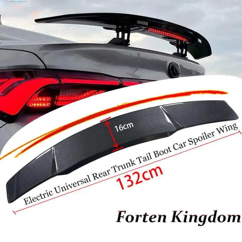 Carbon Fiber Spoiler Automatic - Bamboo Fiber Trunk recension och pris