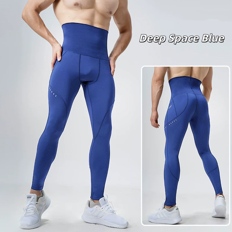 Men High Waist Compression Leg - Compression Long Pant recension och pris